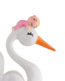 Decorazioni Natalizie<ALESSI Bimboniera rosa