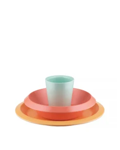 Posate<ALESSI Giro Kids collection giallo, arancione, verde