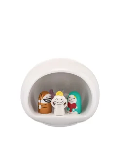 Decorazioni Natalizie<ALESSI Presepe bianco