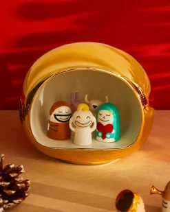 Decorazioni Natalizie<ALESSI Presepe bianco